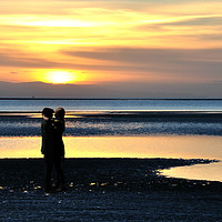Buy canvas prints of sunset romance by sue davies