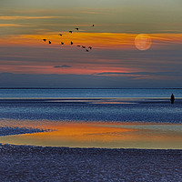 Buy canvas prints of another place at sunset by sue davies