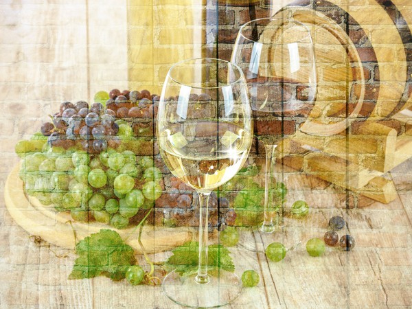 grapes and win Picture Board by sue davies