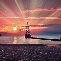 Buy canvas prints of sunrays by sue davies