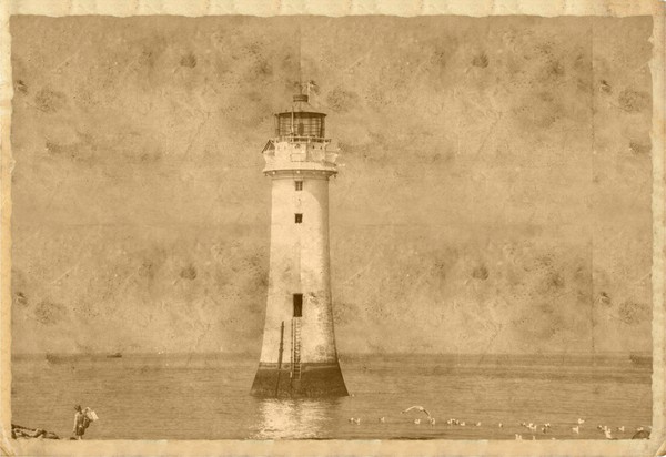 the old lighthuse Picture Board by sue davies