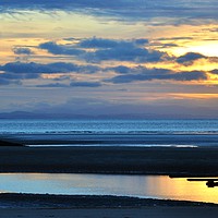 Buy canvas prints of sunset at another place by sue davies
