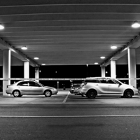 Buy canvas prints of Late Night Parking by Johnson's Productions
