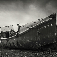 Buy canvas prints of Wreck, Loch Harport, Skye by Stephen Maher