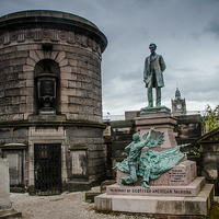 Buy canvas prints of David Hume Tomb in Edinburgh by Stephen Maher