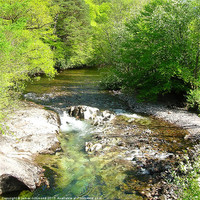 Buy canvas prints of The River Coe - Glen Coe by james richmond