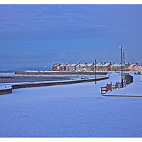 Buy canvas prints of early morning on the prom by jane dickie