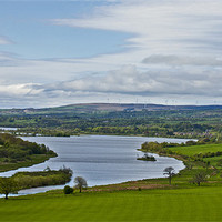 Buy canvas prints of Castle Semple Loch by jane dickie