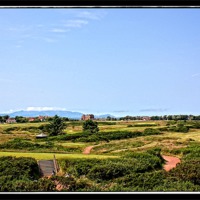 Buy canvas prints of Royal Troon golf course by jane dickie