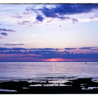 Buy canvas prints of calm sea and sunset by jane dickie