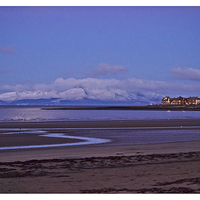 Buy canvas prints of first snow on Arran by jane dickie