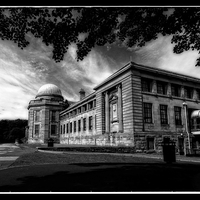 Buy canvas prints of Marr College Troon by jane dickie