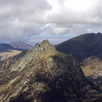 Buy canvas prints of Top of goatfell Arran by jane dickie