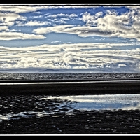 Buy canvas prints of Ayrshire seascape by jane dickie