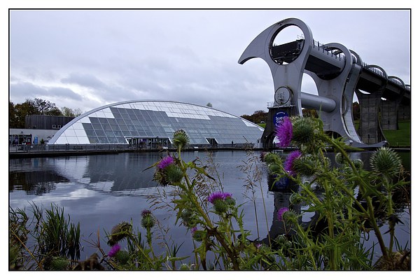  Thistle be the Falkirk wheel then Picture Board by jane dickie