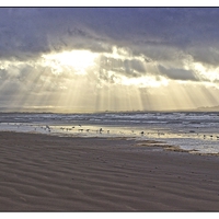 Buy canvas prints of  A ray of hope by jane dickie