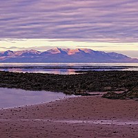 Buy canvas prints of Early morning Arran by jane dickie