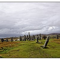 Buy canvas prints of standing stones Callanish,Isle of Lewis by jane dickie
