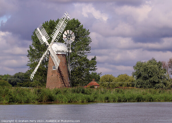 Windmill Echoes of Past Generations Picture Board by Graham Parry