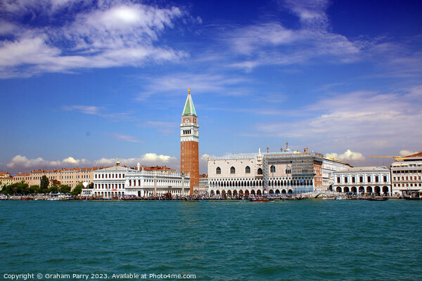 Venice's Towering Jewel: San Marco Campanile Picture Board by Graham Parry
