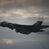 Buy canvas prints of Evening Vigil of the Vulcan Bomber by Graham Parry