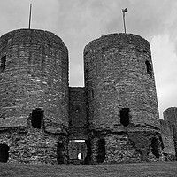 Buy canvas prints of Twin Pillars of Rhuddlan's Historic Past by Graham Parry