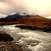 Buy canvas prints of 'Stormy Sligachan: Skye's Mystic Mountains' by Graham Parry