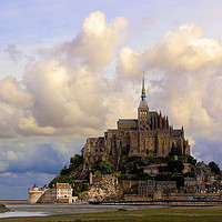 Buy canvas prints of Enchanting Mont Saint-Michel Island by Graham Parry