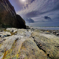 Buy canvas prints of Stony Coastal Haven of Aberdaron by Graham Parry