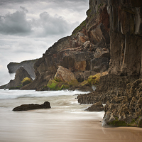 Buy canvas prints of playa de Andrin Llanes Asturias by Josep M Peñalver