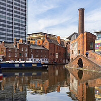 Buy canvas prints of Birmingham Canal by Clive Eariss