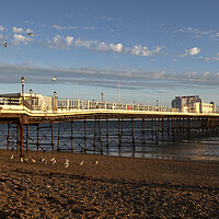 Buy canvas prints of Worthing Pier Beach by Clive Eariss