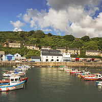 Buy canvas prints of Porthleven Cornwall Harbour by Clive Eariss