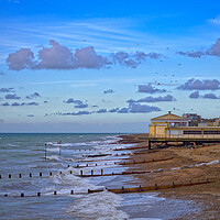 Buy canvas prints of Worthing Clouds Sussex by Clive Eariss