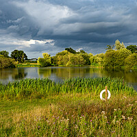 Buy canvas prints of Secret Pond Surrey by Clive Eariss