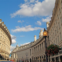 Buy canvas prints of London Regent Street by Clive Eariss