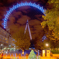 Buy canvas prints of The London Eye by Clive Eariss