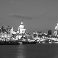 Buy canvas prints of St Pauls London And Blackfriars Bridge by Clive Eariss