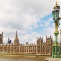 Buy canvas prints of View Westminster Bridge by Clive Eariss