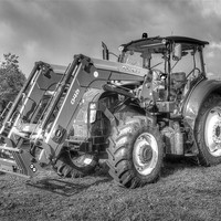 Buy canvas prints of Holland Tractor T5.105 by Clive Eariss