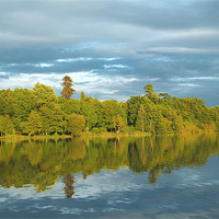 Buy canvas prints of Old Bury Hill Lake Reworked by Clive Eariss