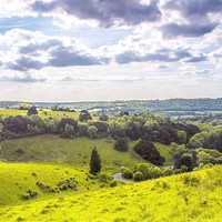 Buy canvas prints of Box Hill Surrey by Clive Eariss