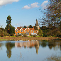 Buy canvas prints of Tozer House Cobham by Clive Eariss