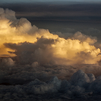 Buy canvas prints of Clouds To Kuwait by Clive Eariss