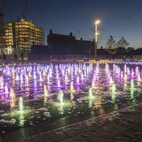 Buy canvas prints of Lights Water London by Clive Eariss