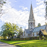 Buy canvas prints of ST Barnabas Church Ranmore Common by Clive Eariss