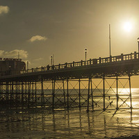Buy canvas prints of Late Sunshine Worthing by Clive Eariss