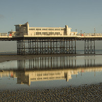 Buy canvas prints of Worthing Reflections by Clive Eariss