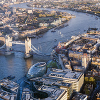 Buy canvas prints of View From the Shard London by Clive Eariss