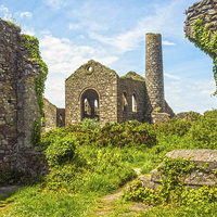Buy canvas prints of Cornish Tin Mine Ruins by Clive Eariss